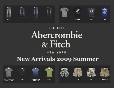 【Abercrombie & Fitch】アバクロの新作メンズアイテムが合計41種類で新登場!!ポロシャツ・Tシャツ・ジーンズ・ショートパンツetc